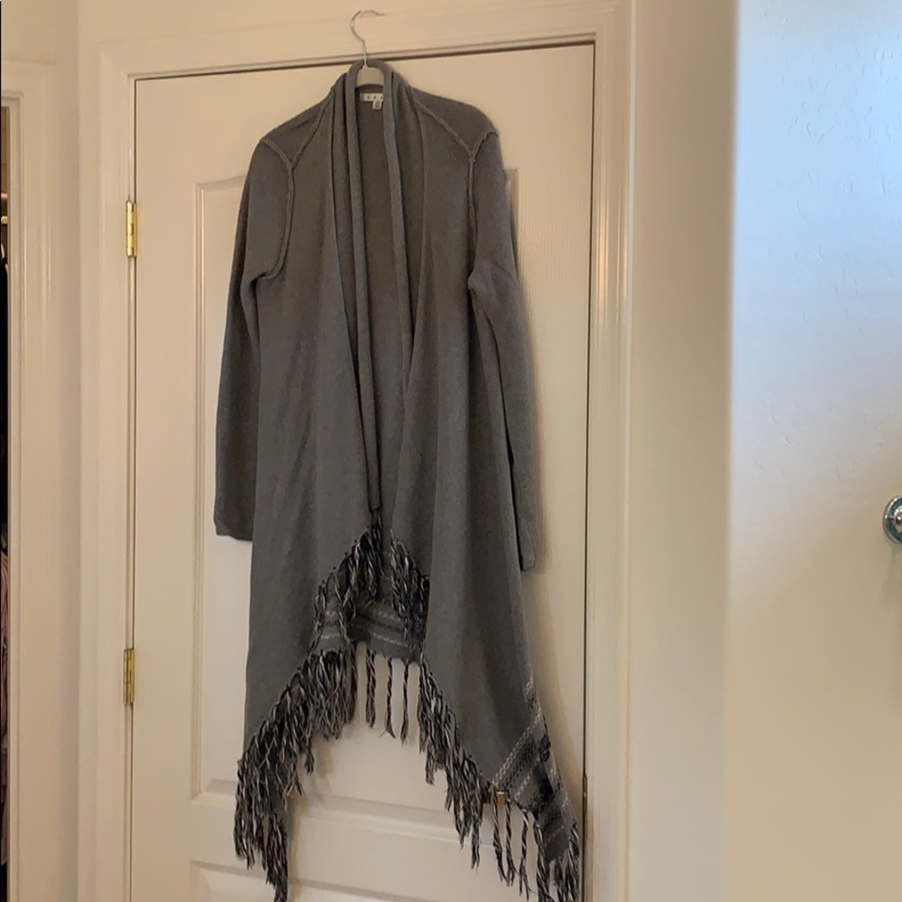 Cabi cotton Prarie long cardigan sweater